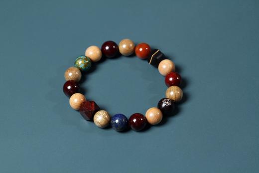 DQ0191°多宝珠紫檀/金丝楠木手串1*18 商品图3