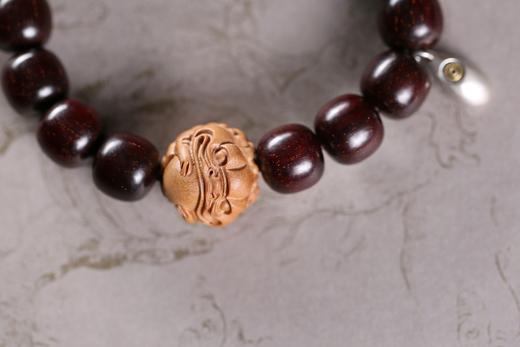 XYZT0368°富贵金蟾小叶紫檀手串1.2 商品图3