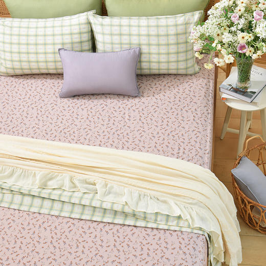 月季系列床笠床罩纯棉四季可用定制 商品图1