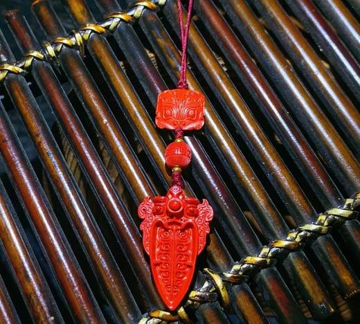 朱砂手机挂件 商品图0