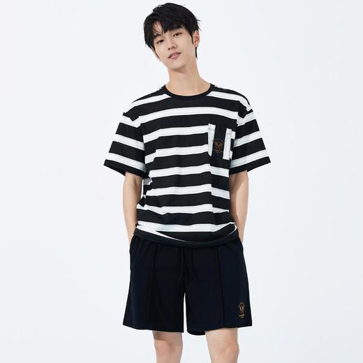 3部顶瓜瓜男士年轻城市网球风短袖家居服套装DJJMX-AQ22575 商品图1