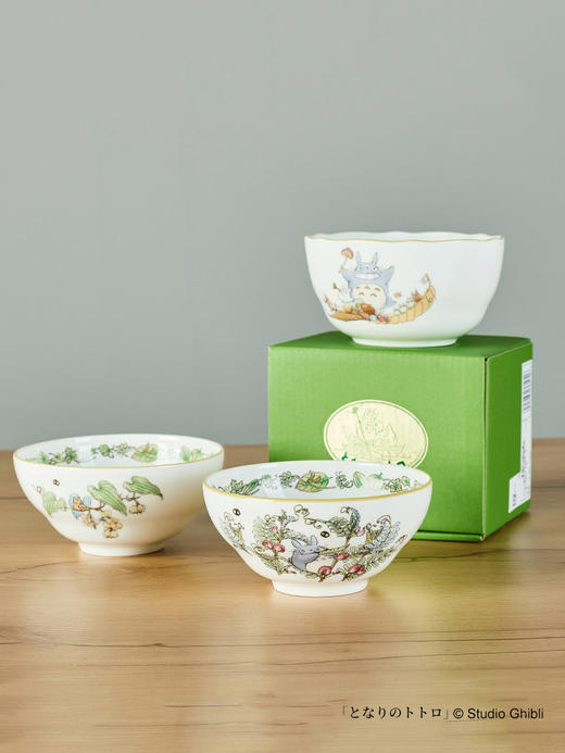 Noritake则武 TOTORO经典龙猫家用骨瓷饭碗日式可爱面碗餐具 商品图2