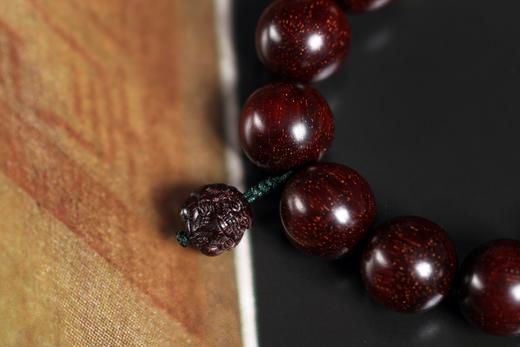 XYZT0357°招财进宝/貔貅小叶紫檀满星手串 商品图5