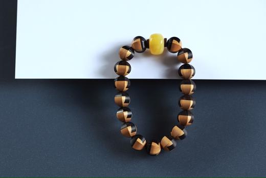 SDJP0101°榫卯珠老蜡手串 商品图1