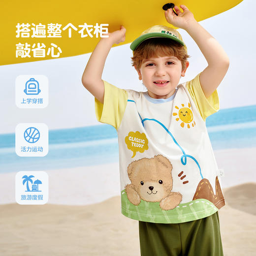 【90-140】【精典泰迪】男童短袖t恤夏季卡通短t半袖 商品图4