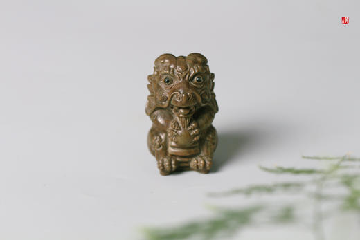 【瑞龙】绿檀龙摆件 商品图5