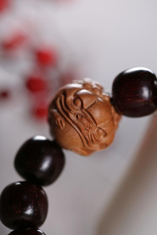 XYZT0368°富贵金蟾小叶紫檀手串1.2 商品图2