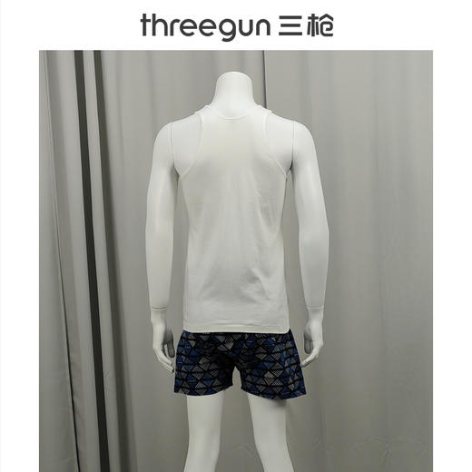 Threegun三枪 有机棉男背心(二枚装)-30635A111 商品图2