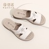 信诺 真皮舒适女鞋 2024新款夏季外穿软底中老年人妈妈沙滩凉拖鞋L618-15 商品缩略图5