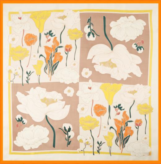 【丝绸】摩登时尚小方巾A-S030 尺寸70x70cm【赠礼盒】【Y】 商品图12