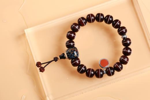 DQ0277°紫檀&极薄鹿角榫卯手串 商品图1