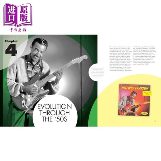 【中商原版】Fender Stratocaster 70 Years 进口艺术 芬达Stratocaster电吉他70年 商品图3