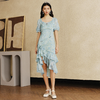 MAXRIENY | 【商场同款】MAXRIENY蜻蜓系列春日清新印花连衣裙修身(货号:MC88DR072F60) 商品缩略图0