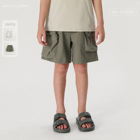 【超轻速干】马克珍妮男童城市户外工装五分短裤速干裤夏装240807