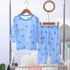 【夏季薄款天丝七分袖睡衣套装】科学配比面料清爽透气柔软舒弹，弹力松紧腰宽边设计不勒肚肚，莫代尔无骨宝宝家居服睡衣自带冰凉感QQ 商品缩略图13