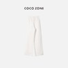 COCO ZONE 时尚高级感舒适休闲裤松紧腰系绳裤头阔腿裤 23C18527 商品缩略图1