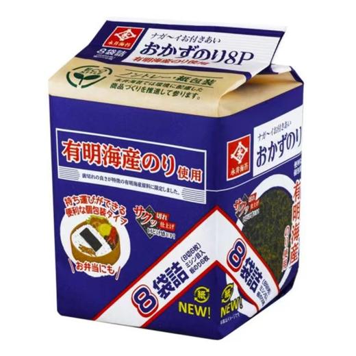 【永井原味海苔】8小袋/包/净含量:24g 商品图9