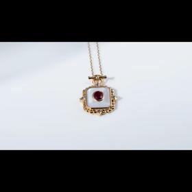 WINZA彣莎MY WINZA18K金红宝石钻石吊坠