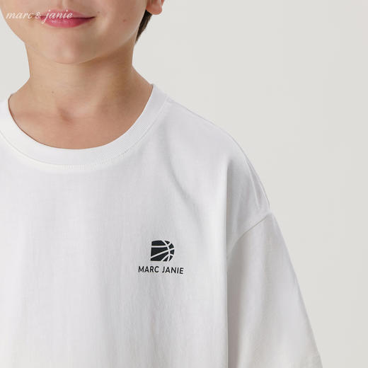 【超轻速干】马克珍妮男童休闲宽松运动短袖套装夏装新款240529 商品图4