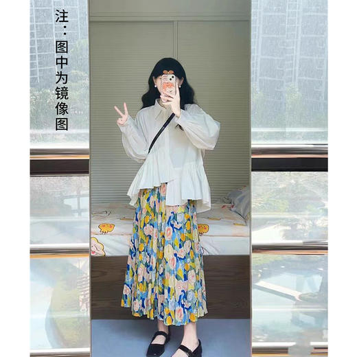 裁缝学苑AQ278小众娃娃领女衬衫纸样半身裙百褶裙上衣女装打版裁剪样板 商品图1