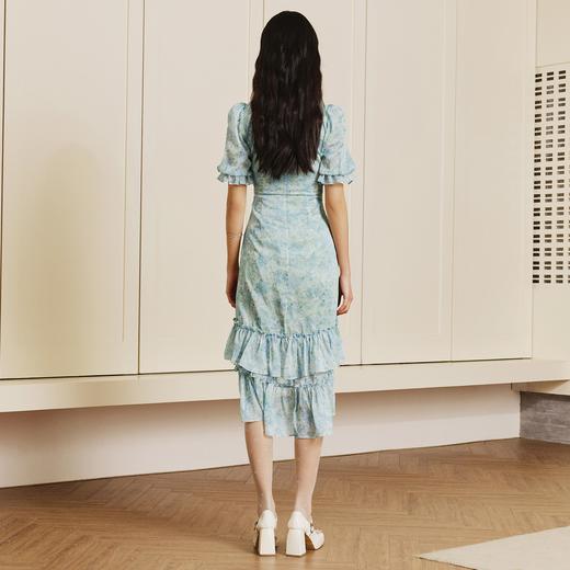 MAXRIENY | 【商场同款】MAXRIENY蜻蜓系列春日清新印花连衣裙修身(货号:MC88DR072F60) 商品图3