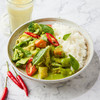 泰式绿咖喱鸡肉饭套餐 Thai Green Curry Chicken with Rice Set 商品缩略图0