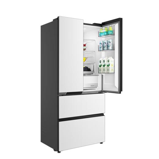 美的（Midea）冰箱520升法式四门60cm薄纯平全嵌超净科技除菌保鲜智能家用大冰箱BCD-520WUFGPZM凝光白 商品图7