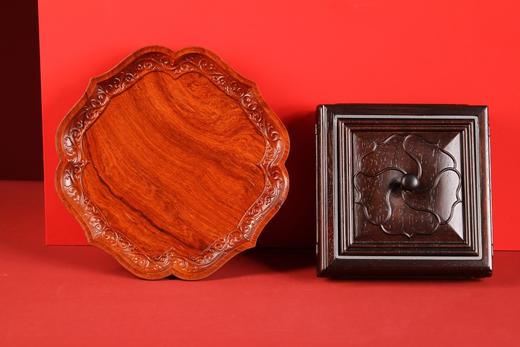 LP0114°花边干泡盘/果盘&五福香炉/烟灰缸套装 商品图2