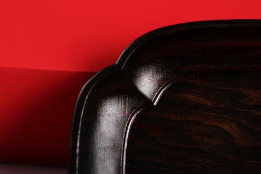 LP0124-2°紫光檀海棠口茶杯垫 商品图8