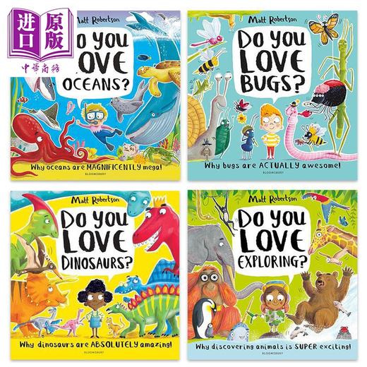 【中商原版】Matt Robertson 自然动植物科普儿童绘本5册 海洋Ocean 恐龙Dinosaur 昆虫Bug 探索野外Exploring 宠物 英文原版 商品图4