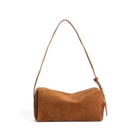 Elleme  Trousse Suede Cognac 麂皮绒/平纹方包【该商品不支持用券】