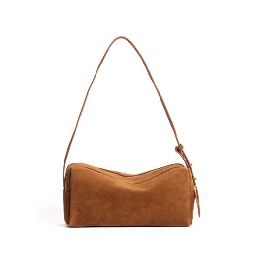 Elleme  Trousse Suede Cognac 麂皮绒/平纹方包【该商品不支持用券】 商品图0