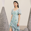 MAXRIENY | 【商场同款】MAXRIENY蜻蜓系列春日清新印花连衣裙修身(货号:MC88DR072F60) 商品缩略图2
