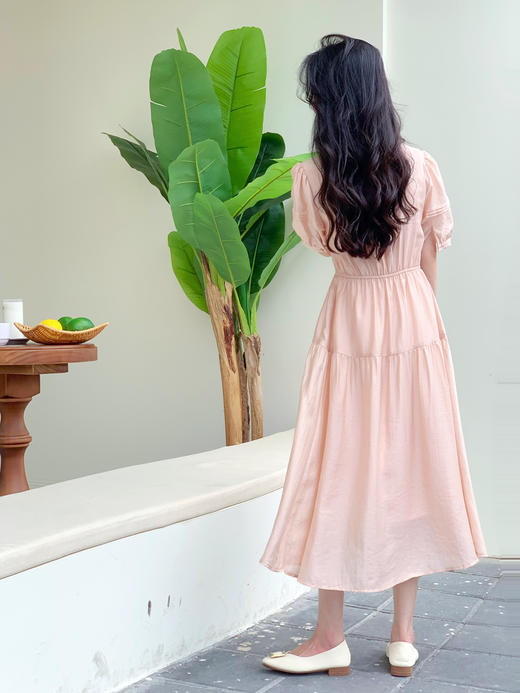 【百图lulu定制】【白月光裙】【买一送一】送吊带裙  天丝 光泽感 防晒透气  短袖连衣裙 商品图7