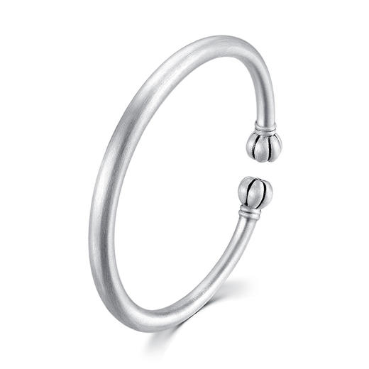 不染银手镯 商品图0