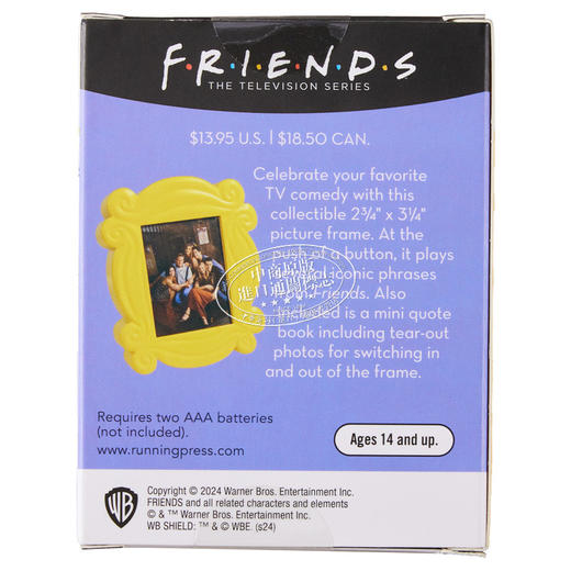 【中商原版】老友记 有声相框照片 Friends Framed Photo With Sound! 英文原版 Michelle Morgan 商品图4