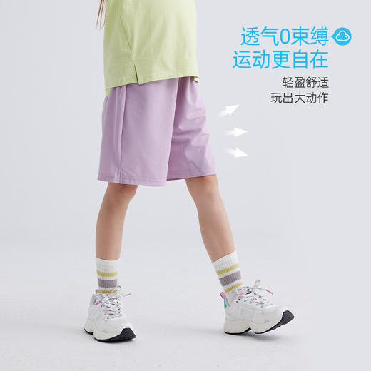 fx-【凉感速干防晒裤 UPF50+】儿童透气撞色口袋休闲裤 PXK2422 商品图2