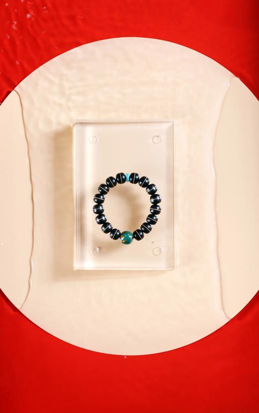 DQ0132°紫光檀&极薄黄杨木/榫卯手串 商品图2