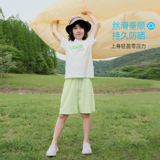 fx-【凉感速干防晒裤 UPF50+】儿童透气撞色口袋休闲裤 PXK2422 商品图1