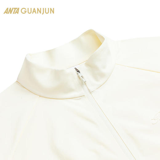 【L断码】安踏冠军全天候系列 冰丝立领外套女士夏季白色修身上衣162420701【无货退款】 商品图2