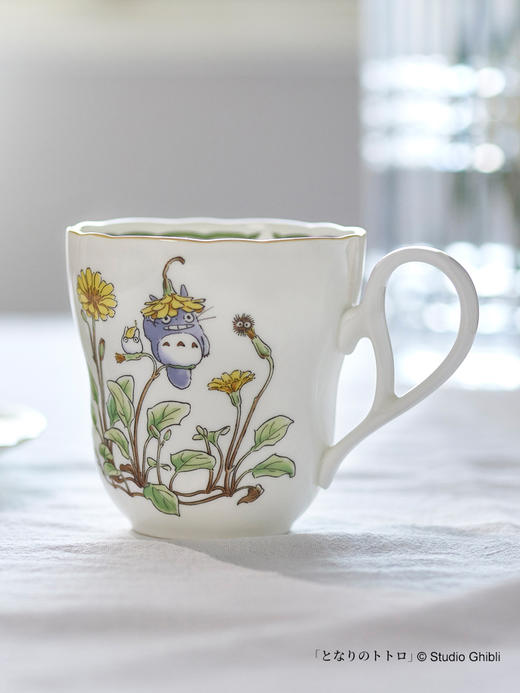 Noritake则武 TOTORO经典龙猫骨瓷宫崎骏马克杯女可爱水杯大容量 商品图1