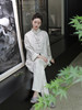 盛唐婧 |真丝宋锦喜鹊梅花立领对襟外套 商品缩略图8