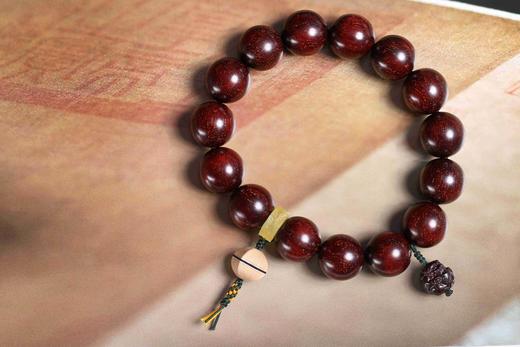 XYZT0357°招财进宝/貔貅小叶紫檀满星手串 商品图2