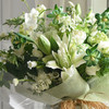 《绿里奇迹》白绿色春意盎然花束 商品缩略图9
