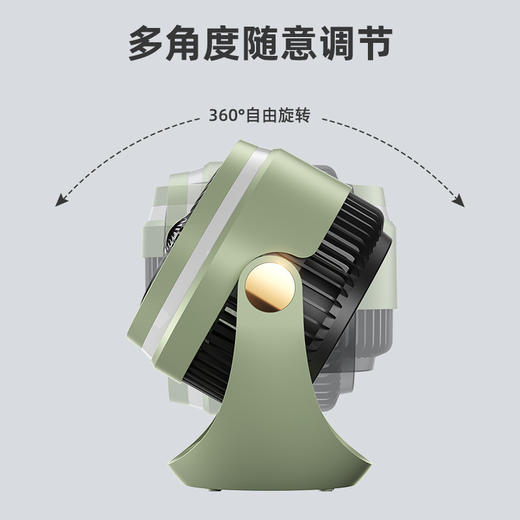 【推荐】康思雅家用台式静音涡轮电风扇 运行稳定 风大音轻 多角度随意调节 商品图4