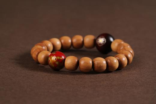 DQ0042°印度老山檀香老珠型手饰手串 商品图1