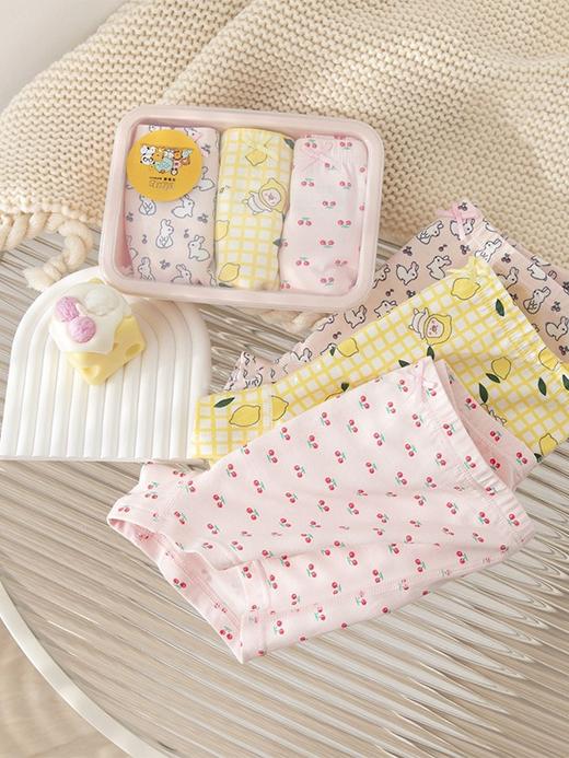 【高品质不夹屁屁，妈妈放心的小裤裤】4条装儿童内裤 女童男童纯棉a类 图案随机 平角卡通中大童短裤 便当盒装学生棉内裤-QQ 商品图3