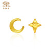 「追光」星愿黄金星月耳钉耳饰 商品缩略图2