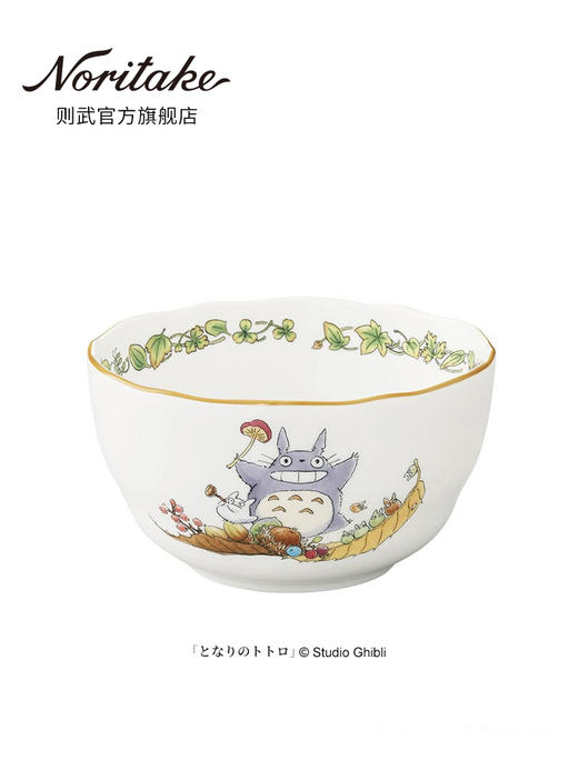 Noritake则武 TOTORO经典龙猫家用骨瓷饭碗日式可爱面碗餐具 商品图3