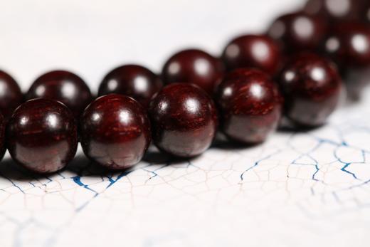 XYZT0596°克罗心·印度小叶紫檀双圈手持手串0.5 商品图5